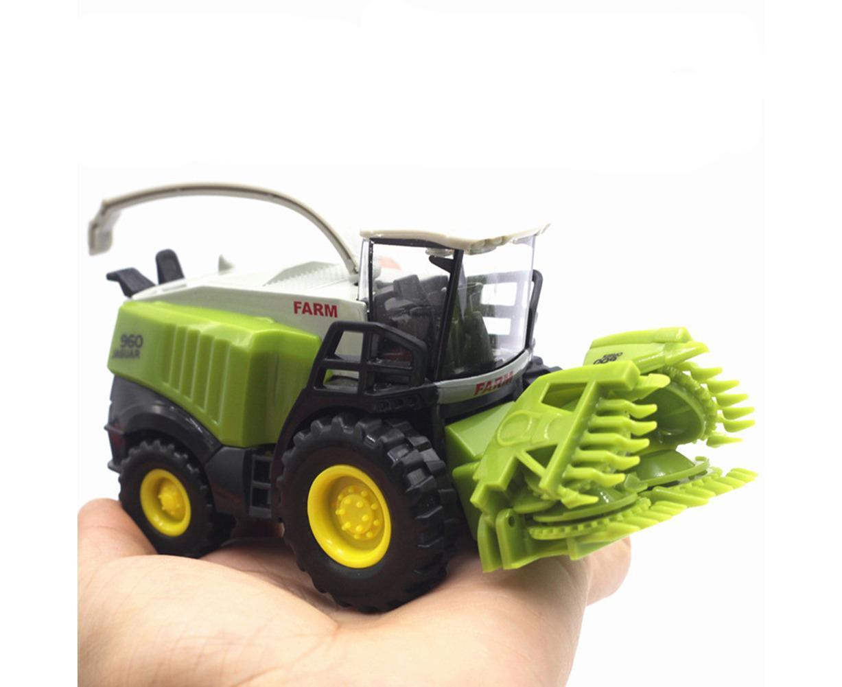 Mini 1/43 Agricultural Harvester Model Boy and Girl Boy and Girls Alloy Car Toy Birthday Gift