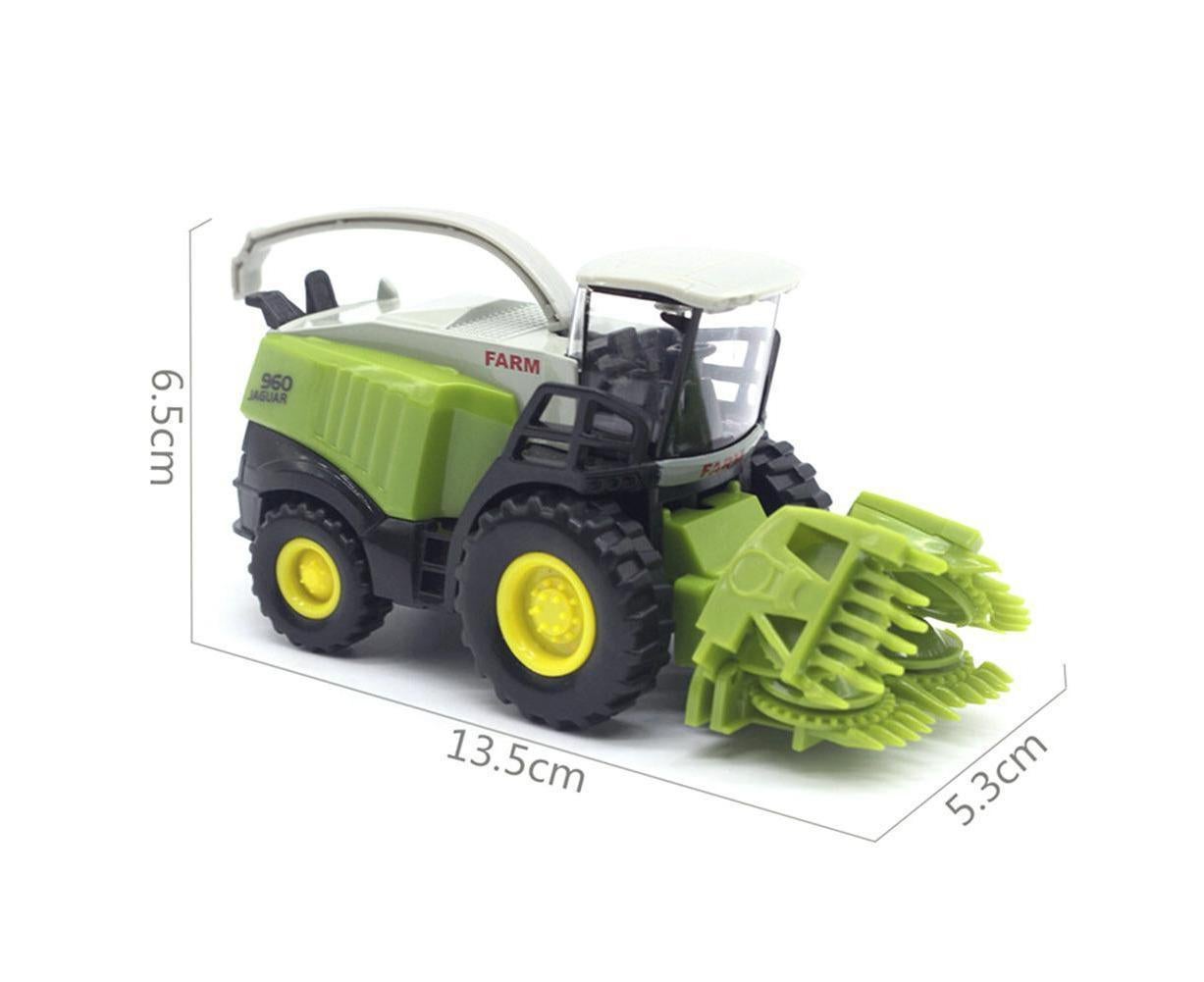 Mini 1/43 Agricultural Harvester Model Boy and Girl Boy and Girls Alloy Car Toy Birthday Gift
