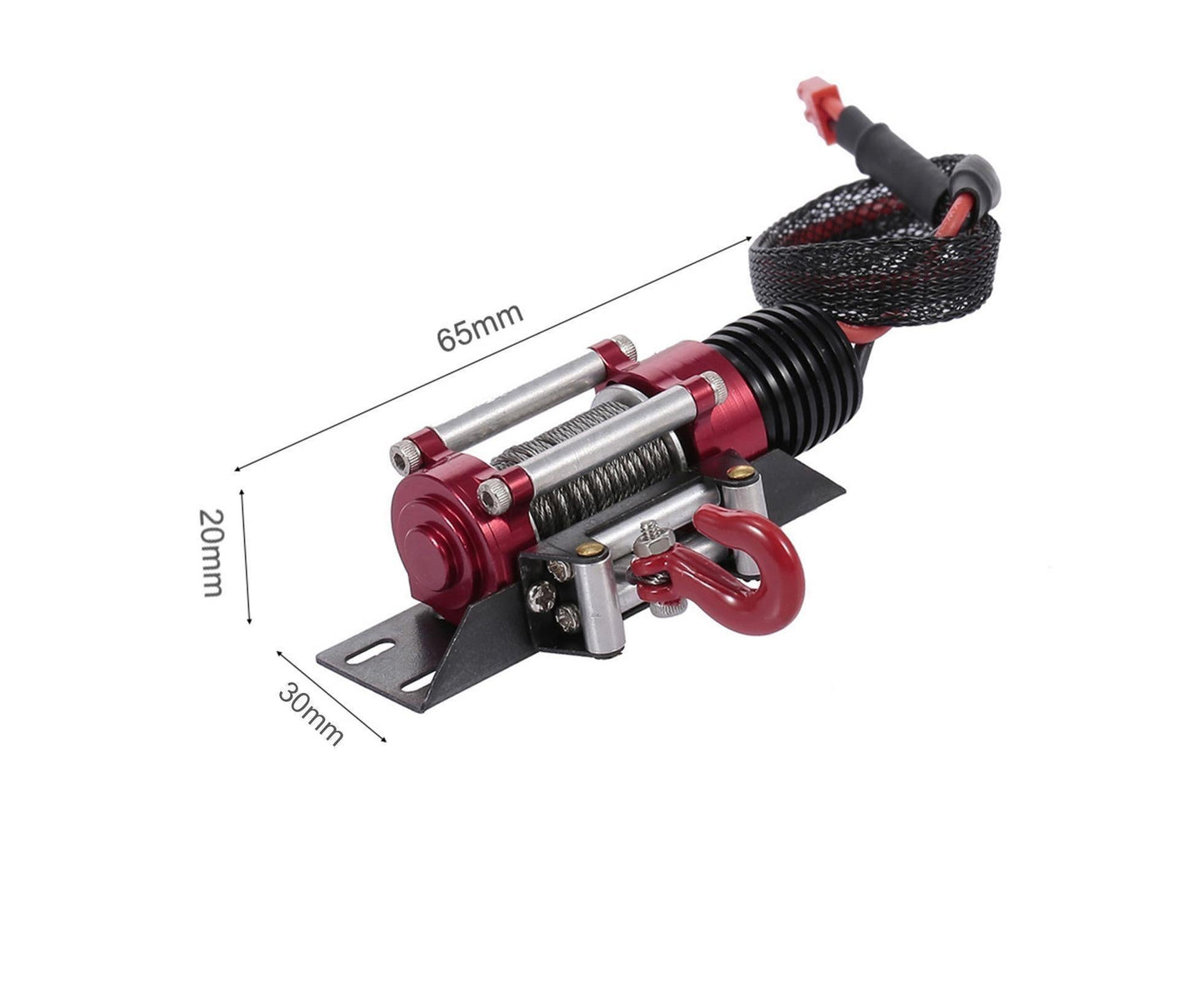 RC Car Winch Practical Durable Lightweight Creative Portable Replacement Metal 1/10 RC Car Automatic Crawler Winch Set