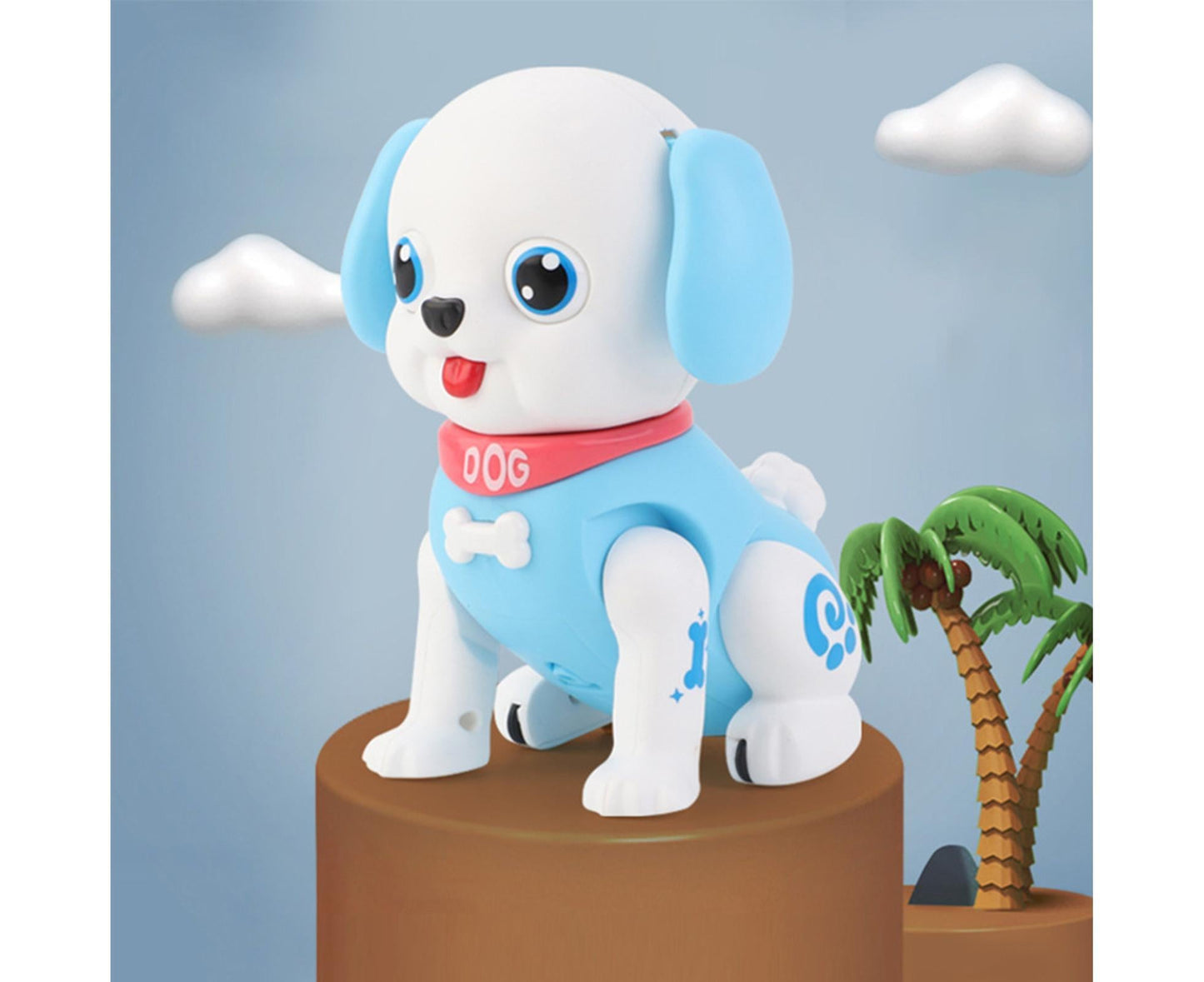Robot Toy with Light And Music Cute Modeling Educational Toy Simulation Cartoon Dog Tiger Animal Robot Electric Toy Boy and Girl Toy Gift