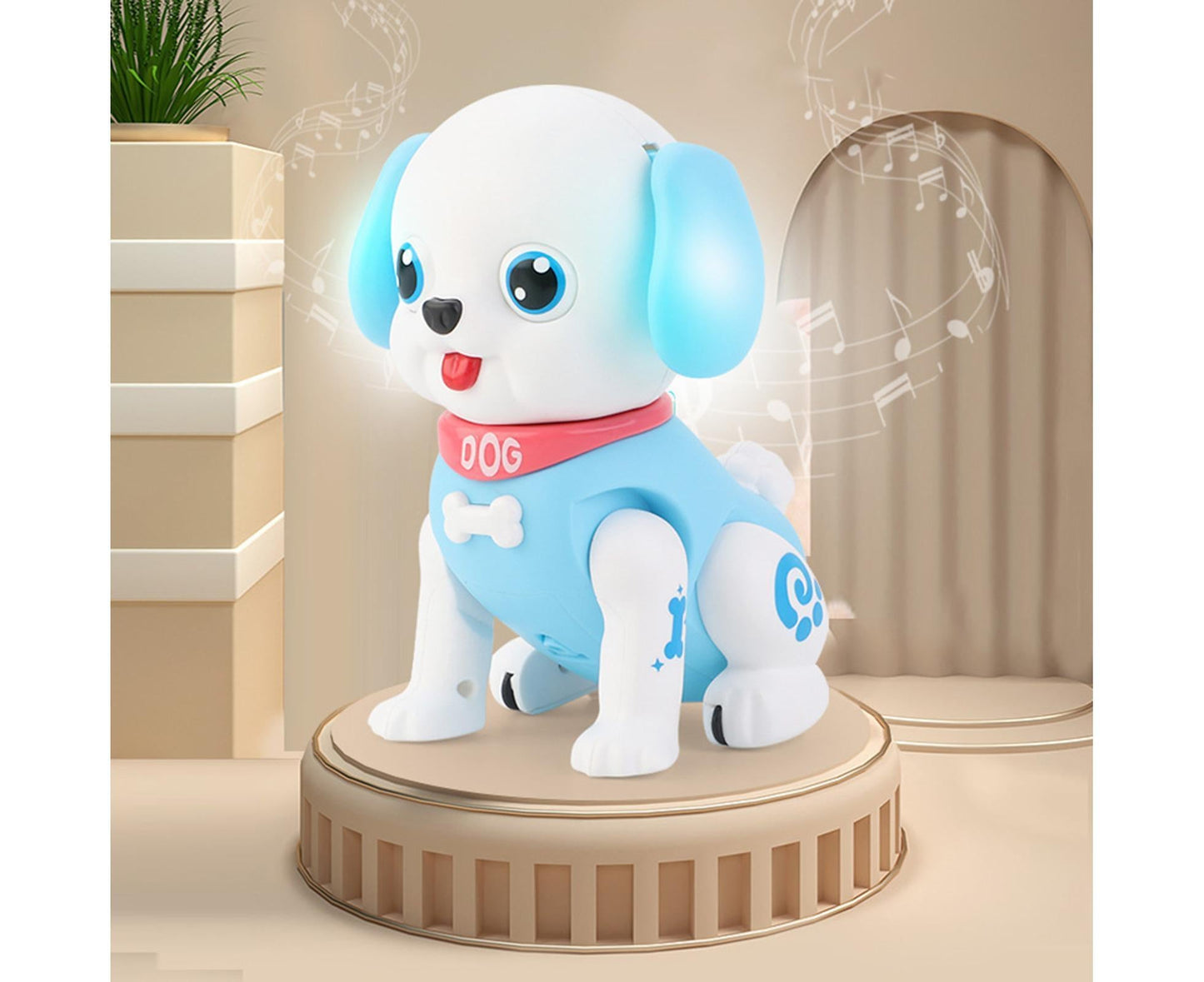 Robot Toy with Light And Music Cute Modeling Educational Toy Simulation Cartoon Dog Tiger Animal Robot Electric Toy Boy and Girl Toy Gift