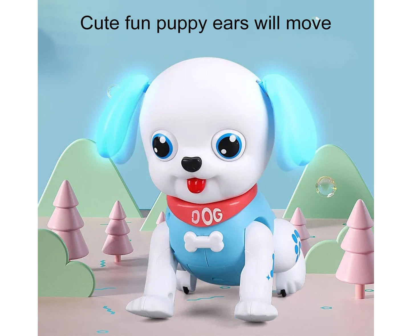 Robot Toy with Light And Music Cute Modeling Educational Toy Simulation Cartoon Dog Tiger Animal Robot Electric Toy Boy and Girl Toy Gift