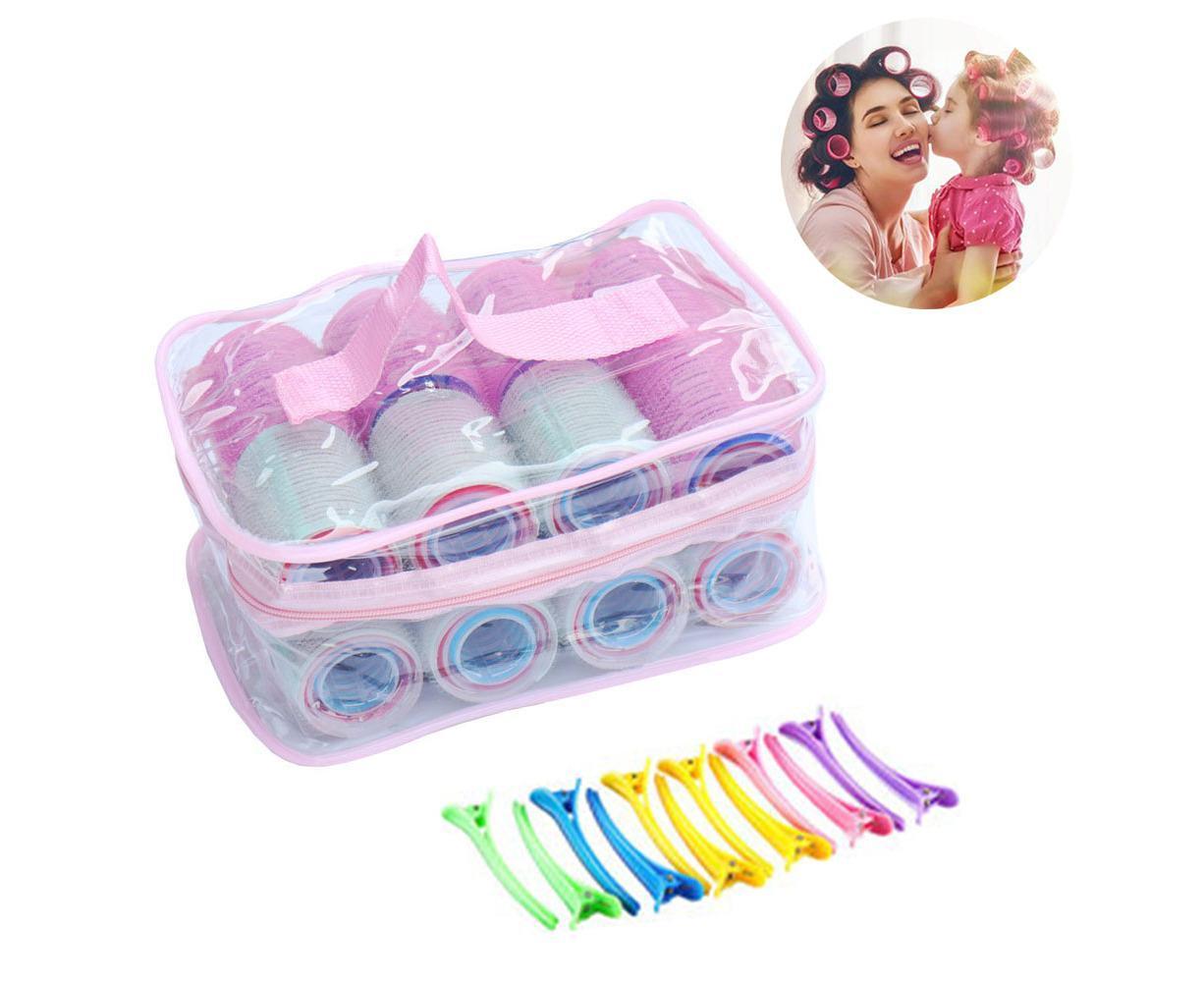Self Grip Hair Rollers Set,with Hairdressing Curlers-96 pcs