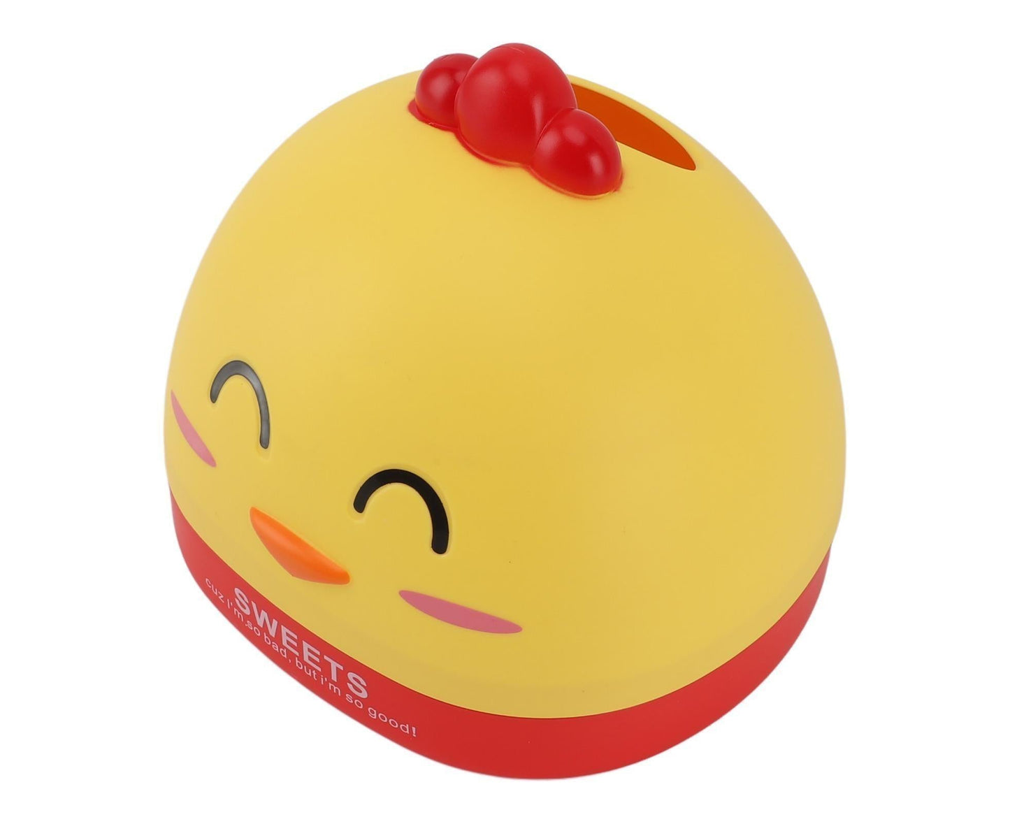 Tissue Dispenser Box Plastic Cartoon  Shaped Tissue Container for Countertop Yellow