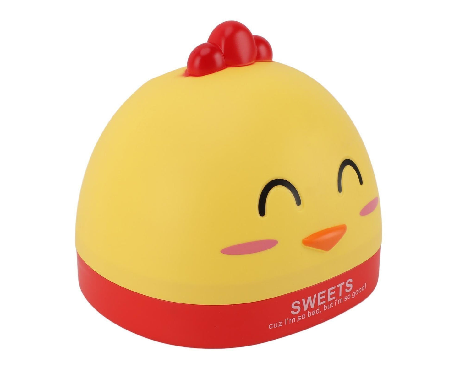 Tissue Dispenser Box Plastic Cartoon  Shaped Tissue Container for Countertop Yellow