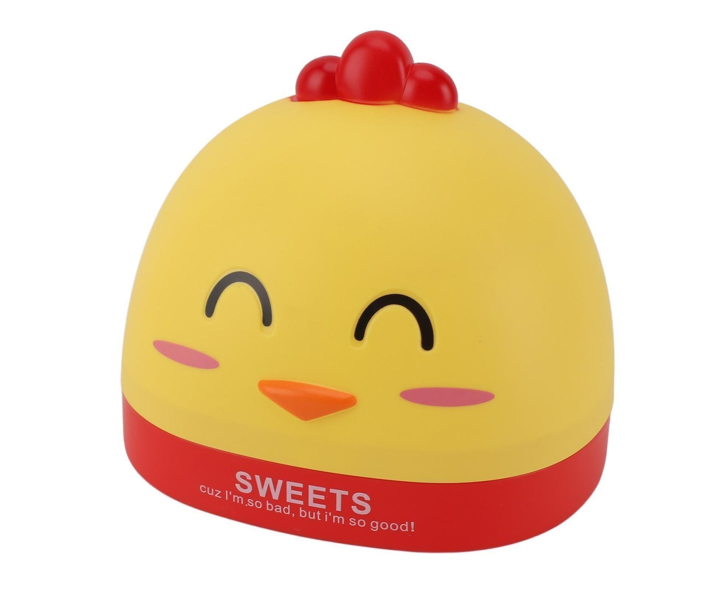 Tissue Dispenser Box Plastic Cartoon  Shaped Tissue Container for Countertop Yellow