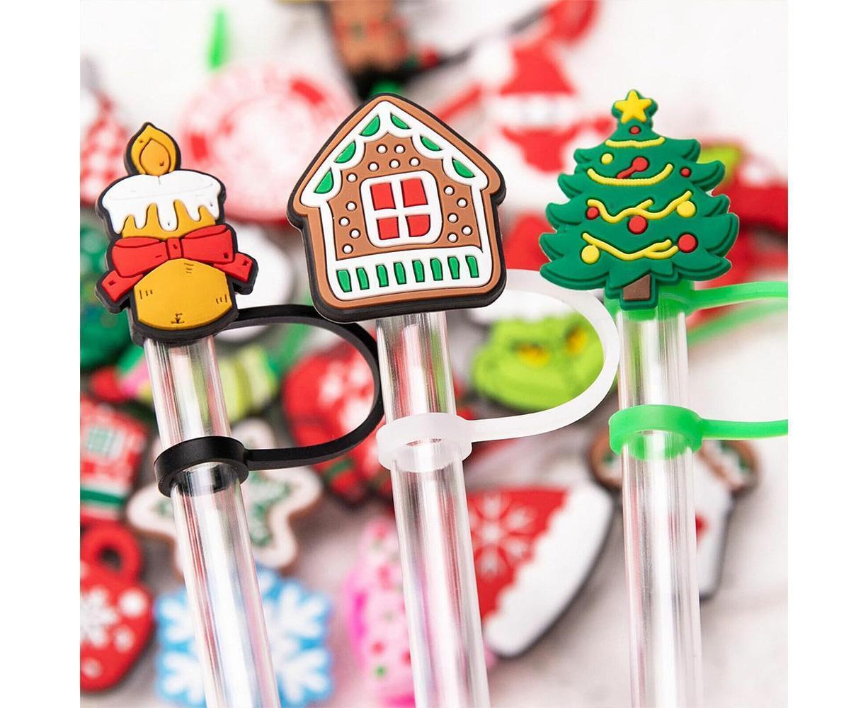 2024 Advent Calendar 24 Days of Christmas Surprises with 10mm Straw Toppers