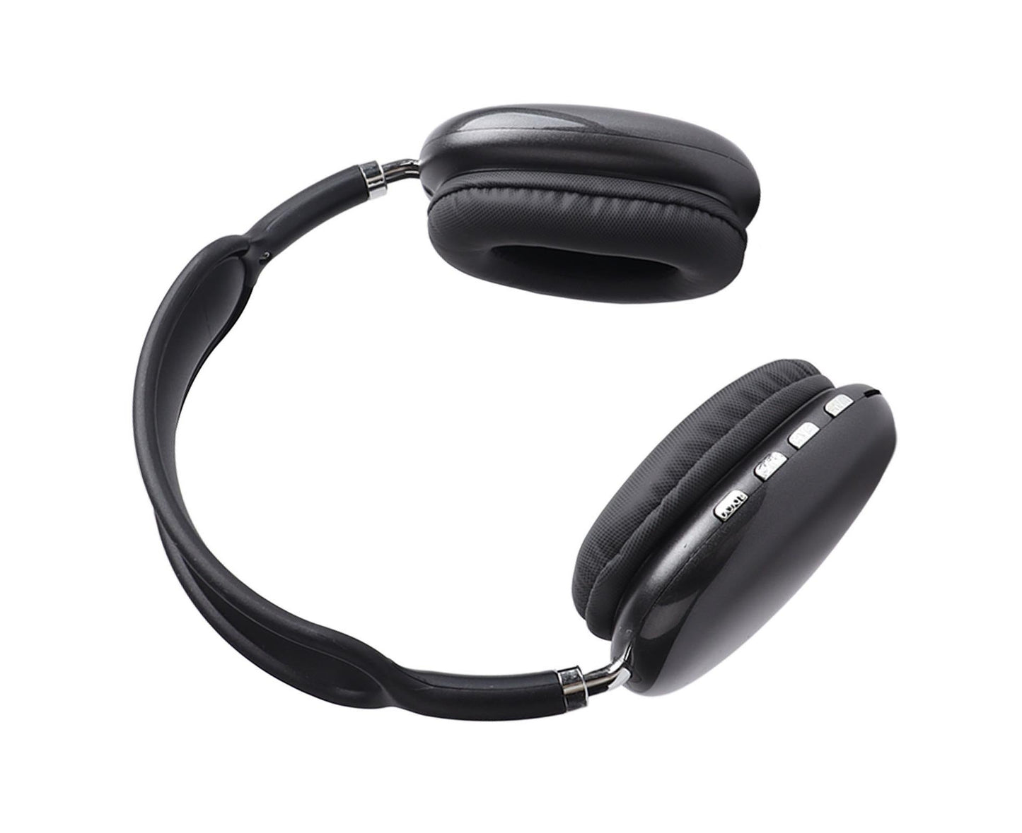 Wireless Bluetooth Headset Bluetooth 5.0 and EDR Stereo Noise Cancelling Lightweight Foldable Bluetooth Headphone Black Type 1