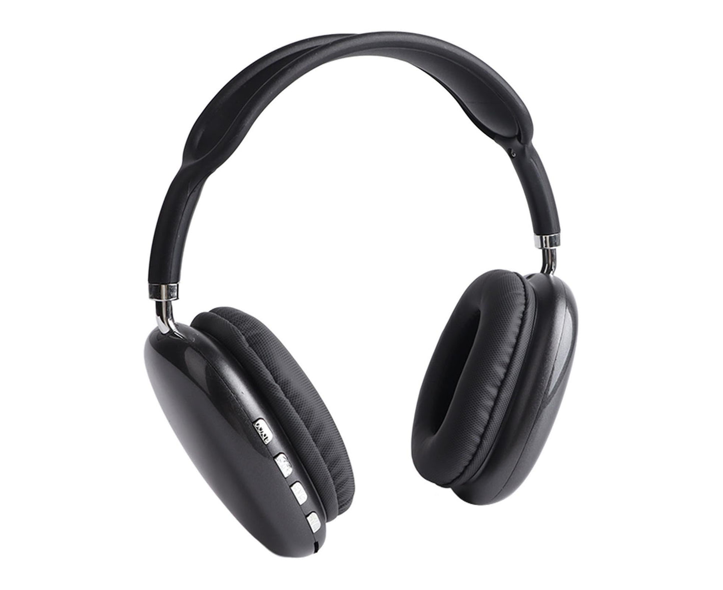 Wireless Bluetooth Headset Bluetooth 5.0 and EDR Stereo Noise Cancelling Lightweight Foldable Bluetooth Headphone Black Type 1