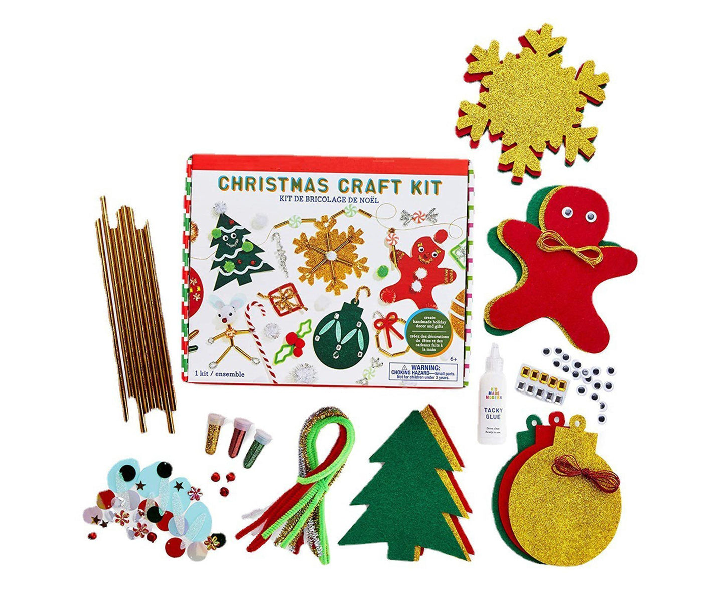 Christmas Boy and Girl's Handmade Educational Toy Material Kit