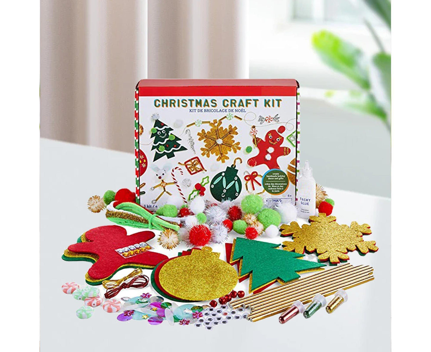 Christmas Boy and Girl's Handmade Educational Toy Material Kit