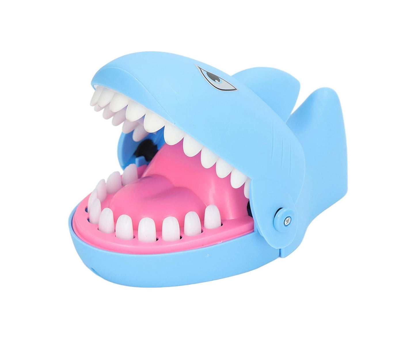 Shark Dentist Teeth Toys Stress Relieving Parent Interactive Shark Biting Finger Game for Boy and Girls-Blue