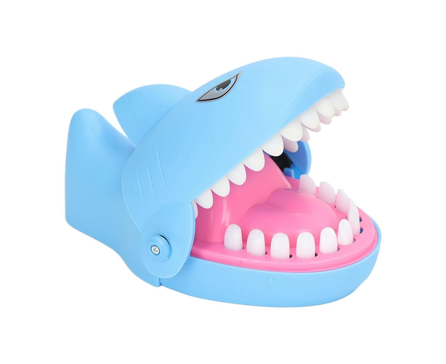 Shark Dentist Teeth Toys Stress Relieving Parent Interactive Shark Biting Finger Game for Boy and Girls-Blue