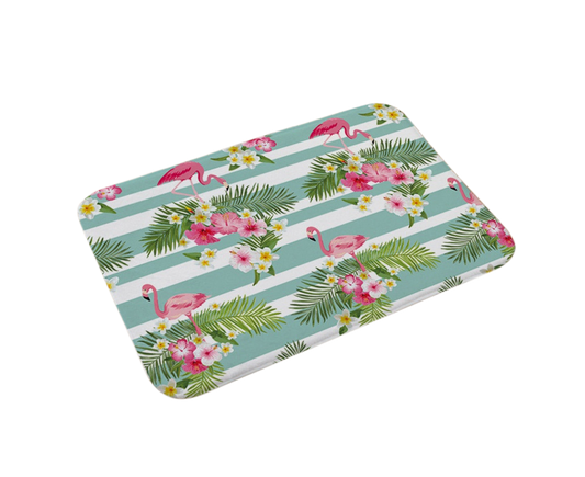 Stylish Flamingo Rug Kitchen Bathroom Anti-slip Doormat Carpet Floor Mat Home Decor