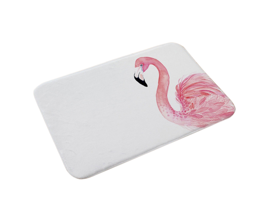 Stylish Flamingo Rug Kitchen Bathroom Anti-slip Doormat Carpet Floor Mat Home Decor