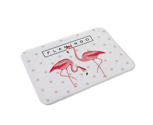 Stylish Flamingo Rug Kitchen Bathroom Anti-slip Doormat Carpet Floor Mat Home Decor