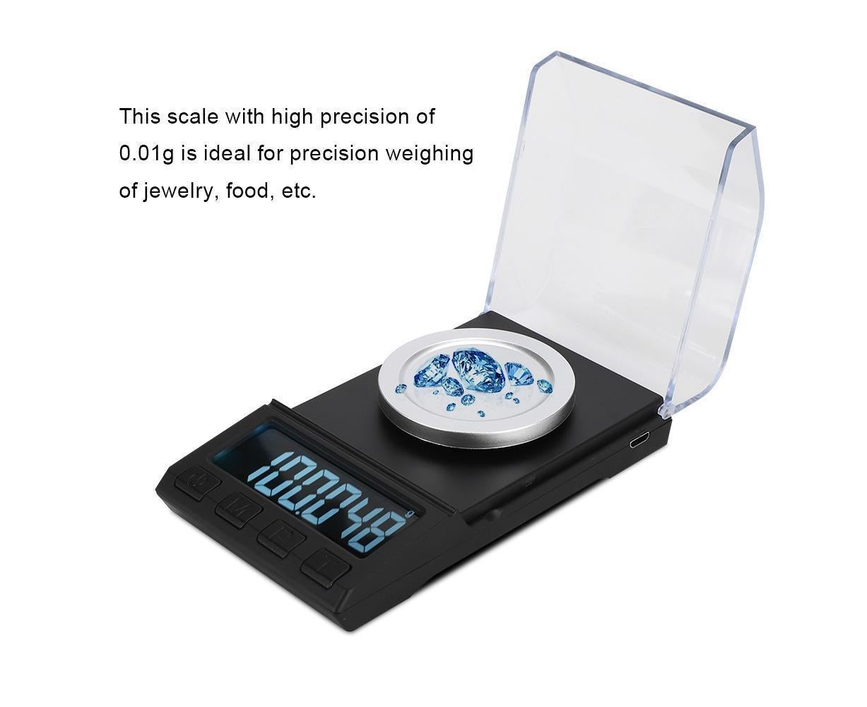 100g / 0.001g LCD Mini Electronic Kitchen Digital Food Jewelry Scale Weight Measuring Tool