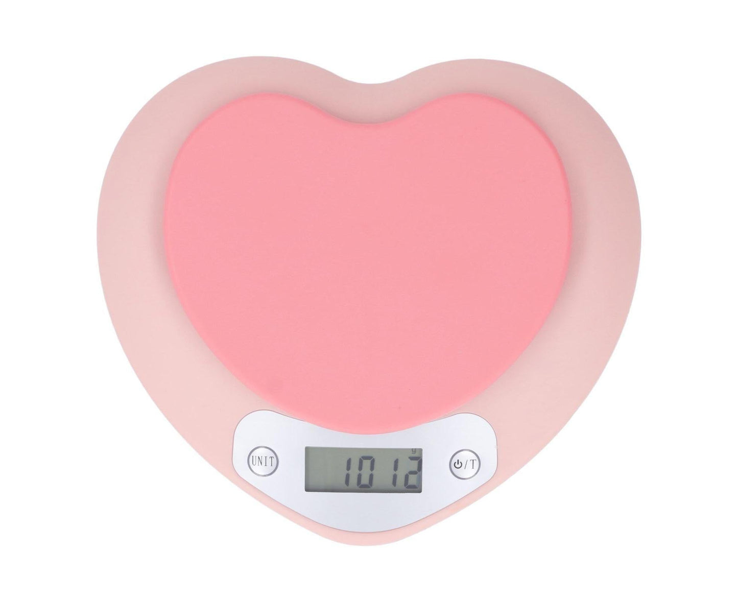 1g Accuracy Digital Kitchen Scale 5kg Household Small Heart Shape Rechargeable Food Scale for Cooking Baking