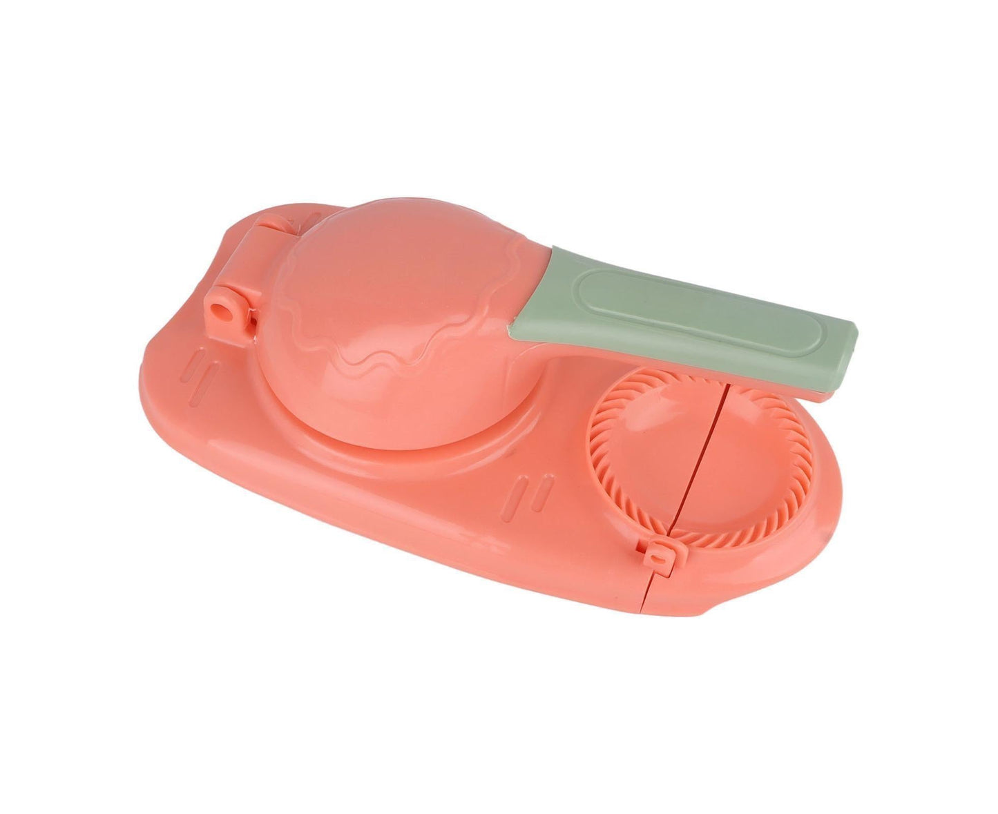 2 In 1 Dumpling Maker Dumpling Press secure Plastic Dumpling Making Tool Efficient Manual Dumpling Maker Mould Skin Pink