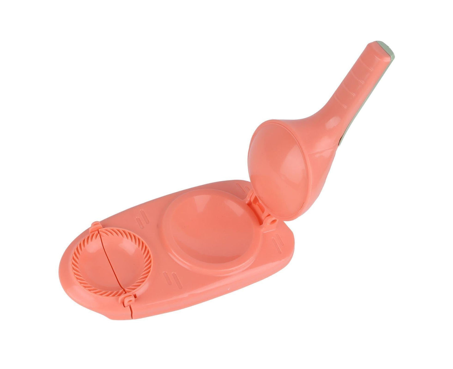 2 In 1 Dumpling Maker Dumpling Press secure Plastic Dumpling Making Tool Efficient Manual Dumpling Maker Mould Skin Pink