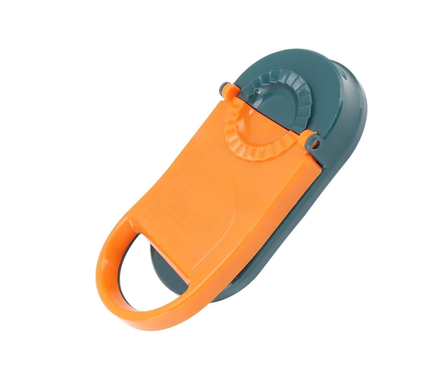 2 in 1 Manual Dumpling Maker Kitchen Dumpling Making Tool Household Multifunctional Dumpling Mold Orange
