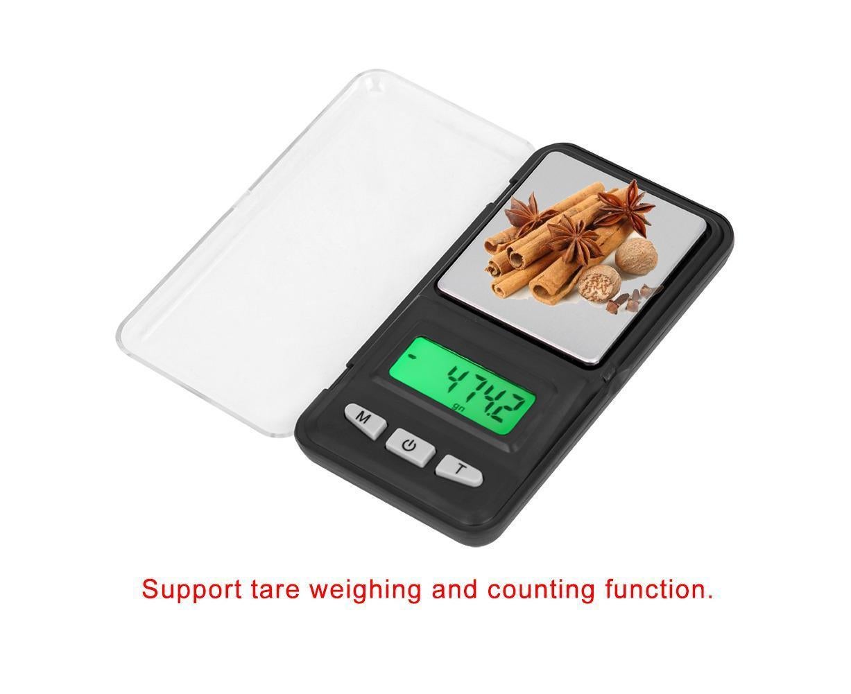 200g / 0.01g LCD Digital Electronic Balance Weighing Fruits Small Food Scales
