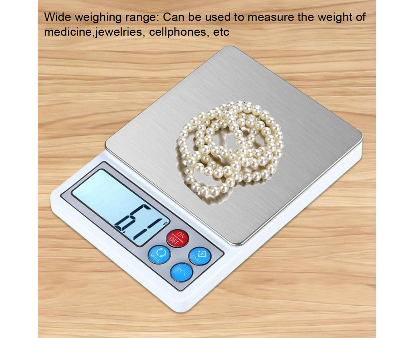 2KG/0.1g Portable Mini Digital Scales Electronic  Balance High Precision for Measuring