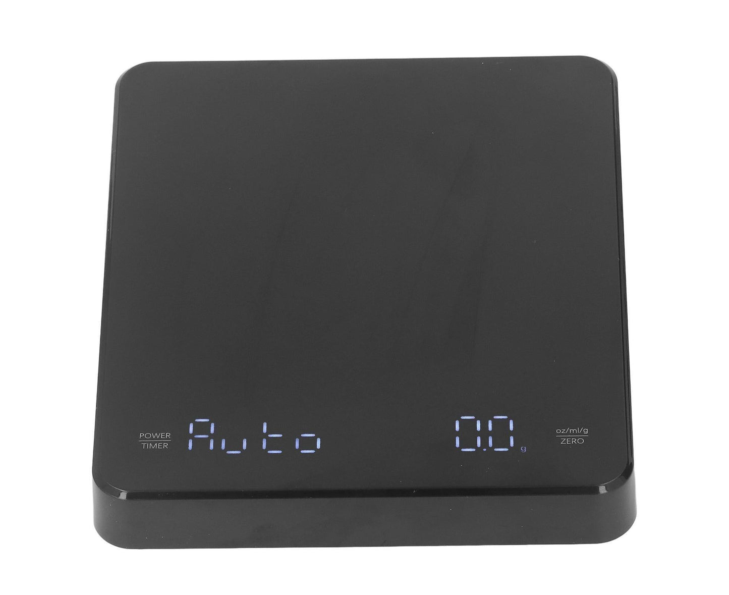 3kg/0.1g Digital Coffee Scale with Timer LED Invisible Screen Coffee Electronic Scale USB Charging Matte Black