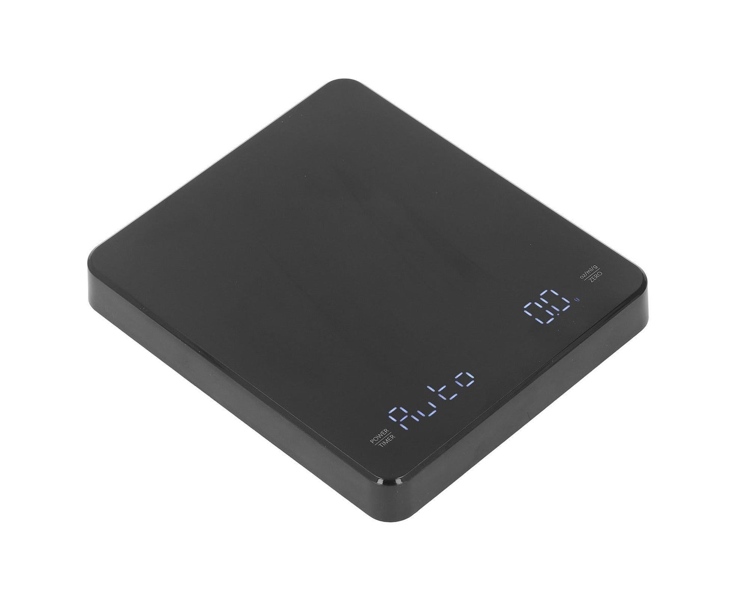 3kg/0.1g Digital Coffee Scale with Timer LED Invisible Screen Coffee Electronic Scale USB Charging Matte Black