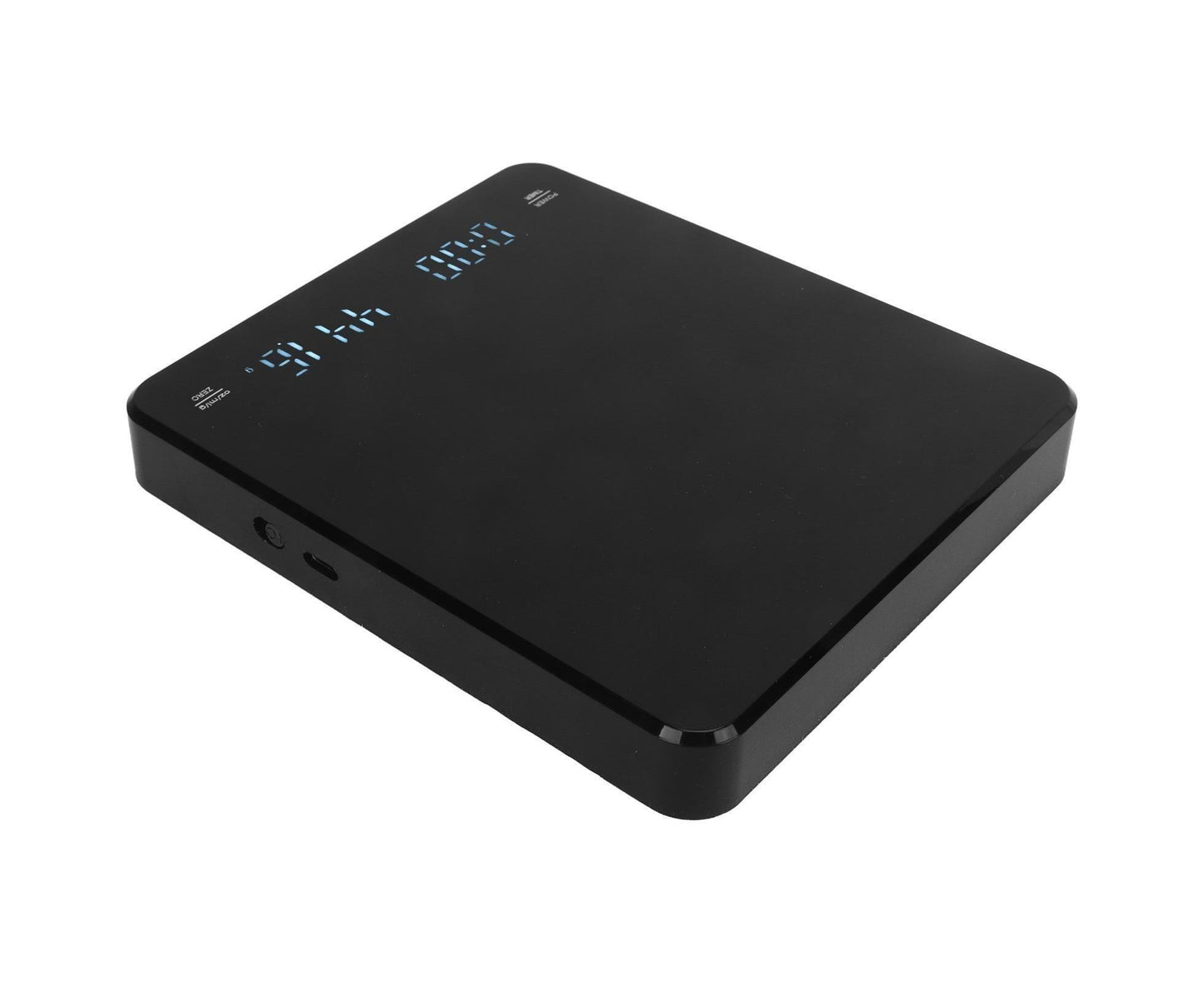 3kg/0.1g Digital Coffee Scale with Timer LED Invisible Screen Coffee Electronic Scale USB Charging Matte Black