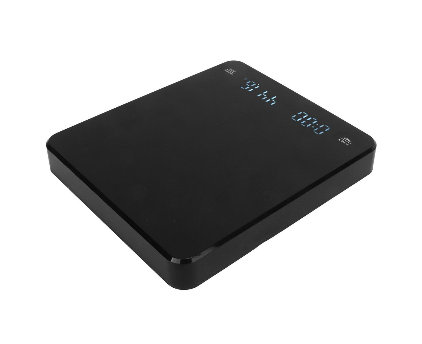 3kg/0.1g Digital Coffee Scale with Timer LED Invisible Screen Coffee Electronic Scale USB Charging Matte Black