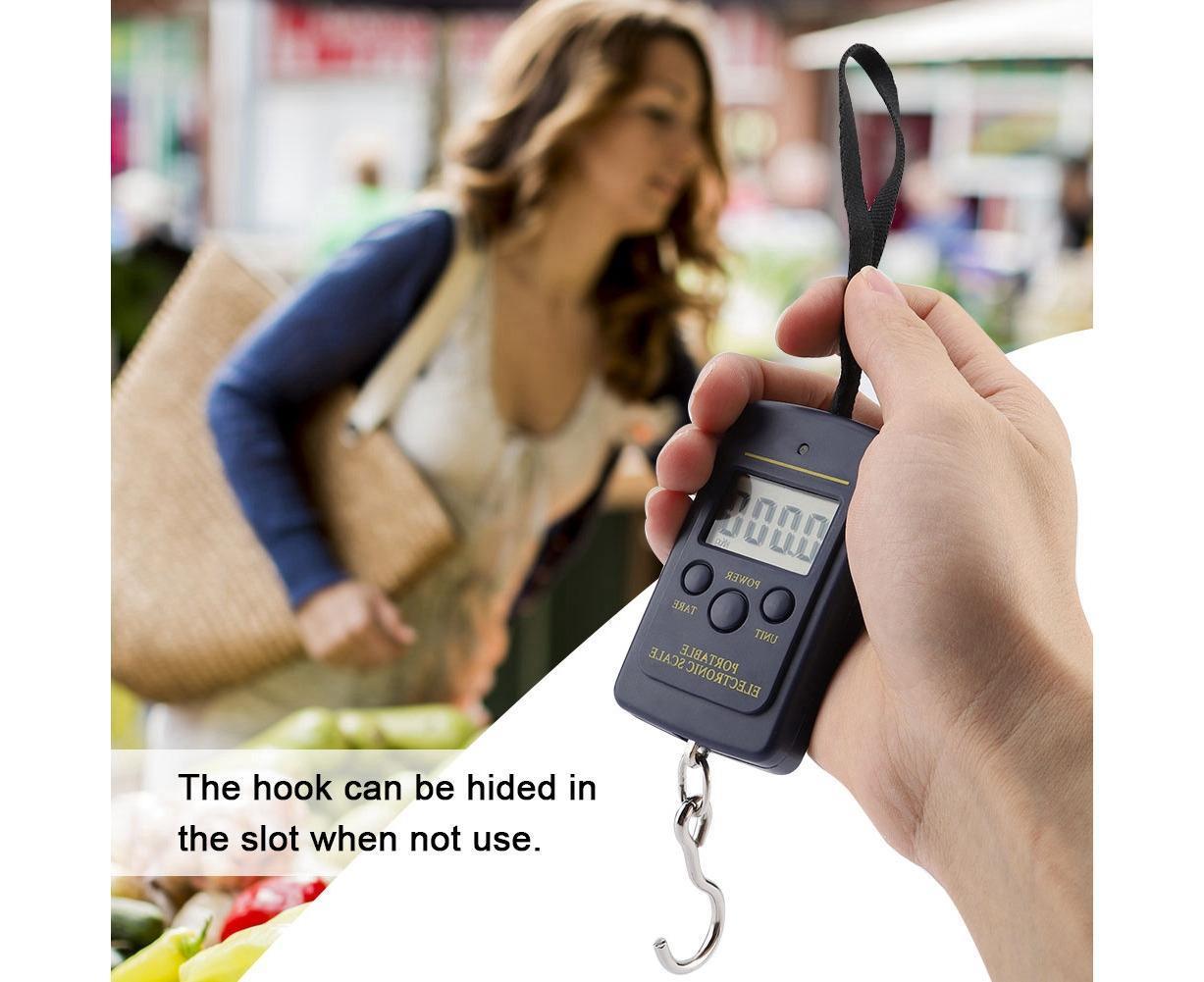 40kg/10g Electronic Scale Digital Hanging Luggage Portable Scale with Hook