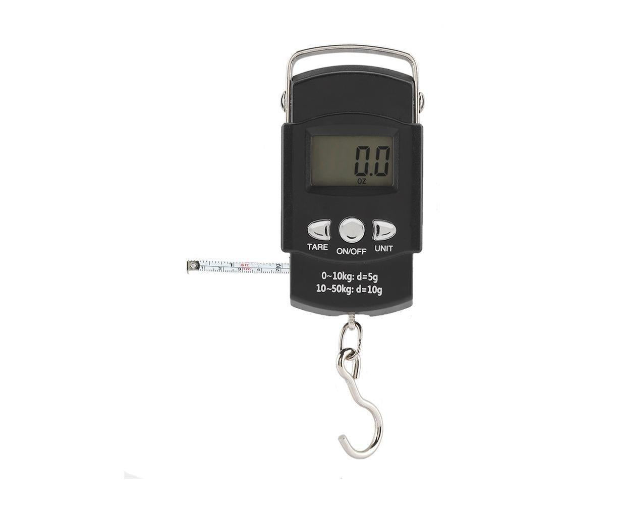 50KG/10G Portable Electronic LCD Digital Weight Scale with Tape Measure Hook