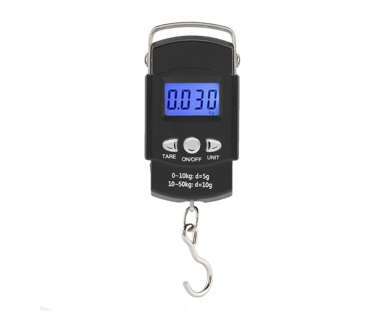 50KG/10G Portable Electronic LCD Digital Weight Scale with Tape Measure Hook
