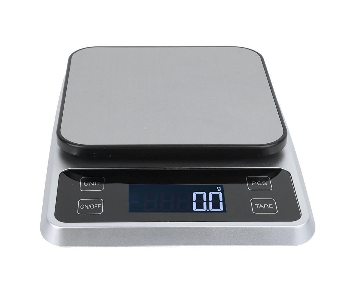 5kg/0.1g Multifunction Stainless Steel Digital Kitchen Scale Electronic Food Weight Scale for Cooking Baking