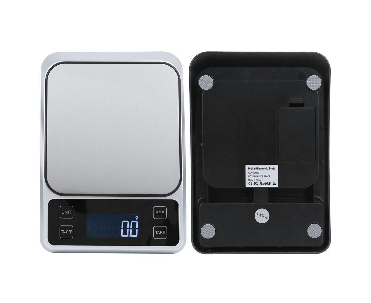 5kg/0.1g Multifunction Stainless Steel Digital Kitchen Scale Electronic Food Weight Scale for Cooking Baking