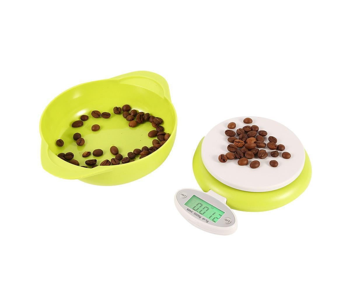 5Kg/1g LCD Display Electronic Digital Kitchen Food Scales Weighing With Bowl Home Kitchen Tool
