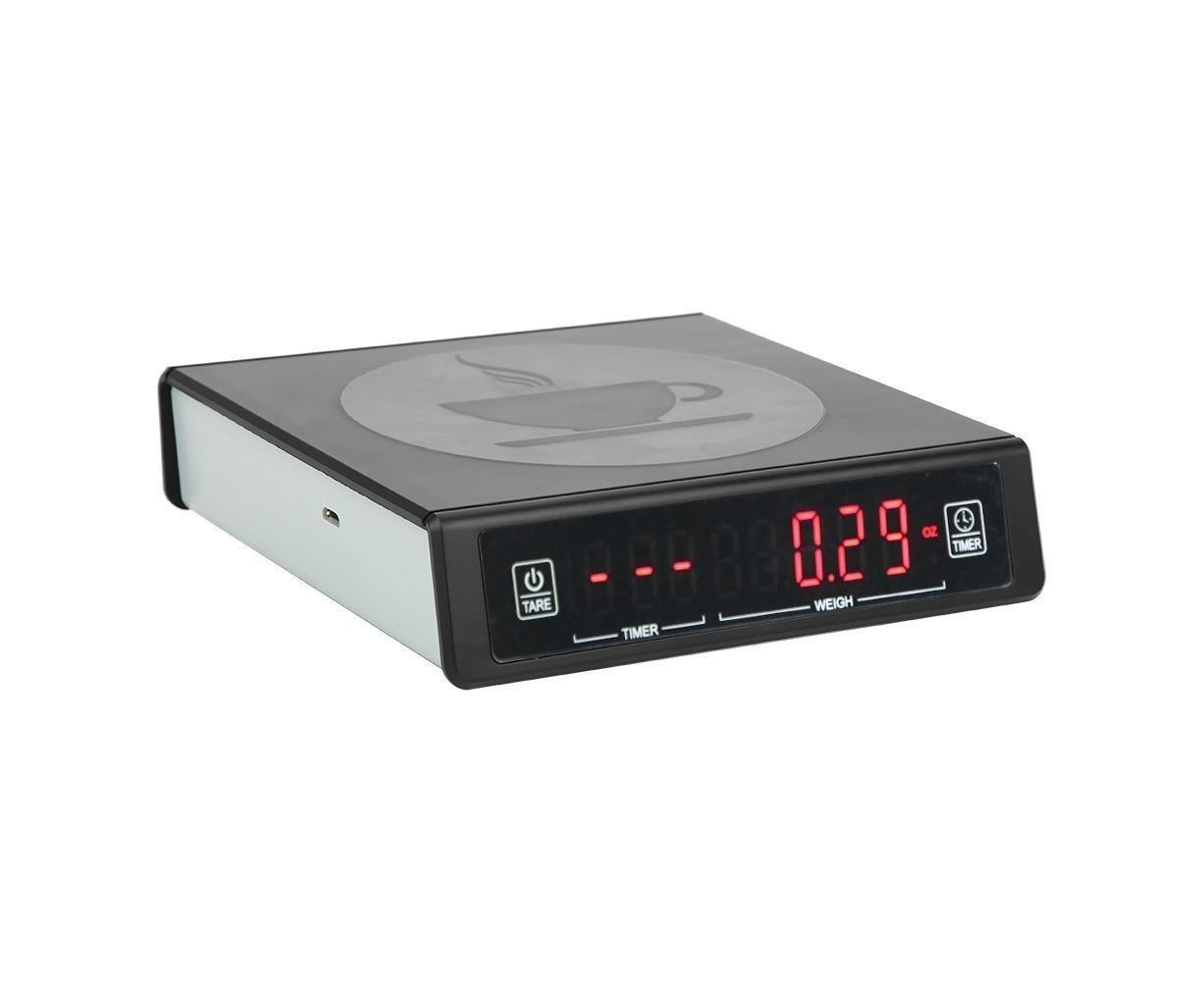 Black Coffee Baking Kitchen Electronic Scale Battery Rechargeable with Timing Function 3kg/0.1g