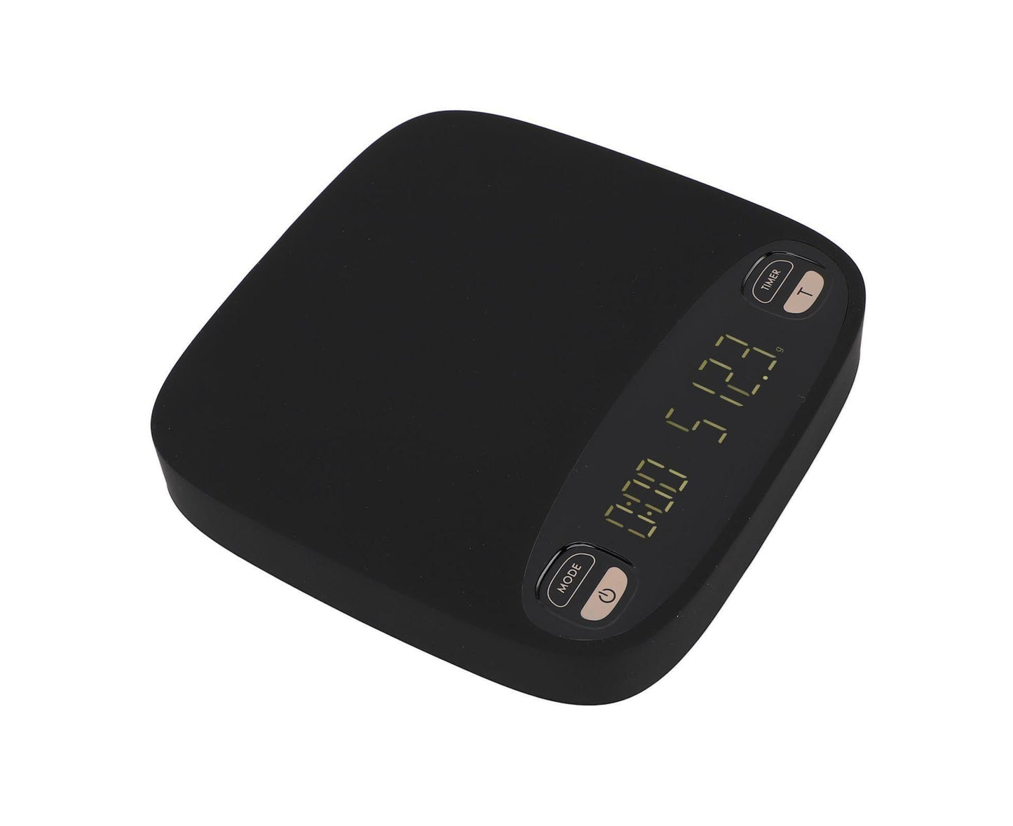 Coffee Scale Highly Accurate Touch Invisible Screen Maximum Weighing Capacity 2kg 0.1g Graduation Value Unit Conversion Electronic Baking Scale