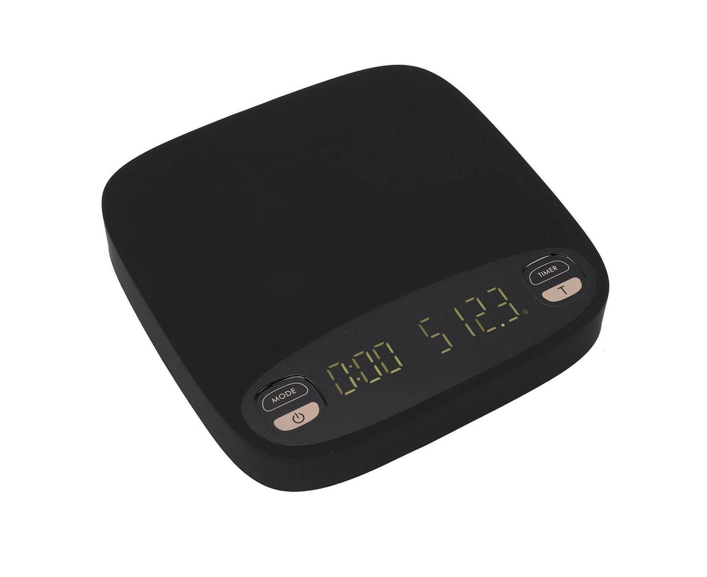 Coffee Scale Highly Accurate Touch Invisible Screen Maximum Weighing Capacity 2kg 0.1g Graduation Value Unit Conversion Electronic Baking Scale