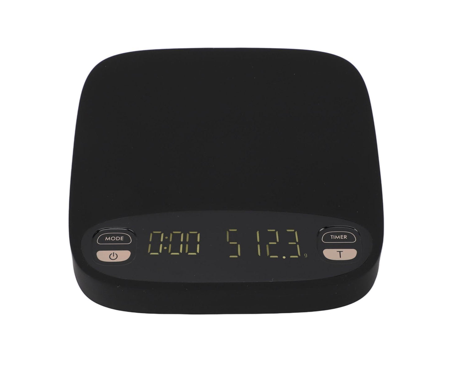 Coffee Scale Highly Accurate Touch Invisible Screen Maximum Weighing Capacity 2kg 0.1g Graduation Value Unit Conversion Electronic Baking Scale