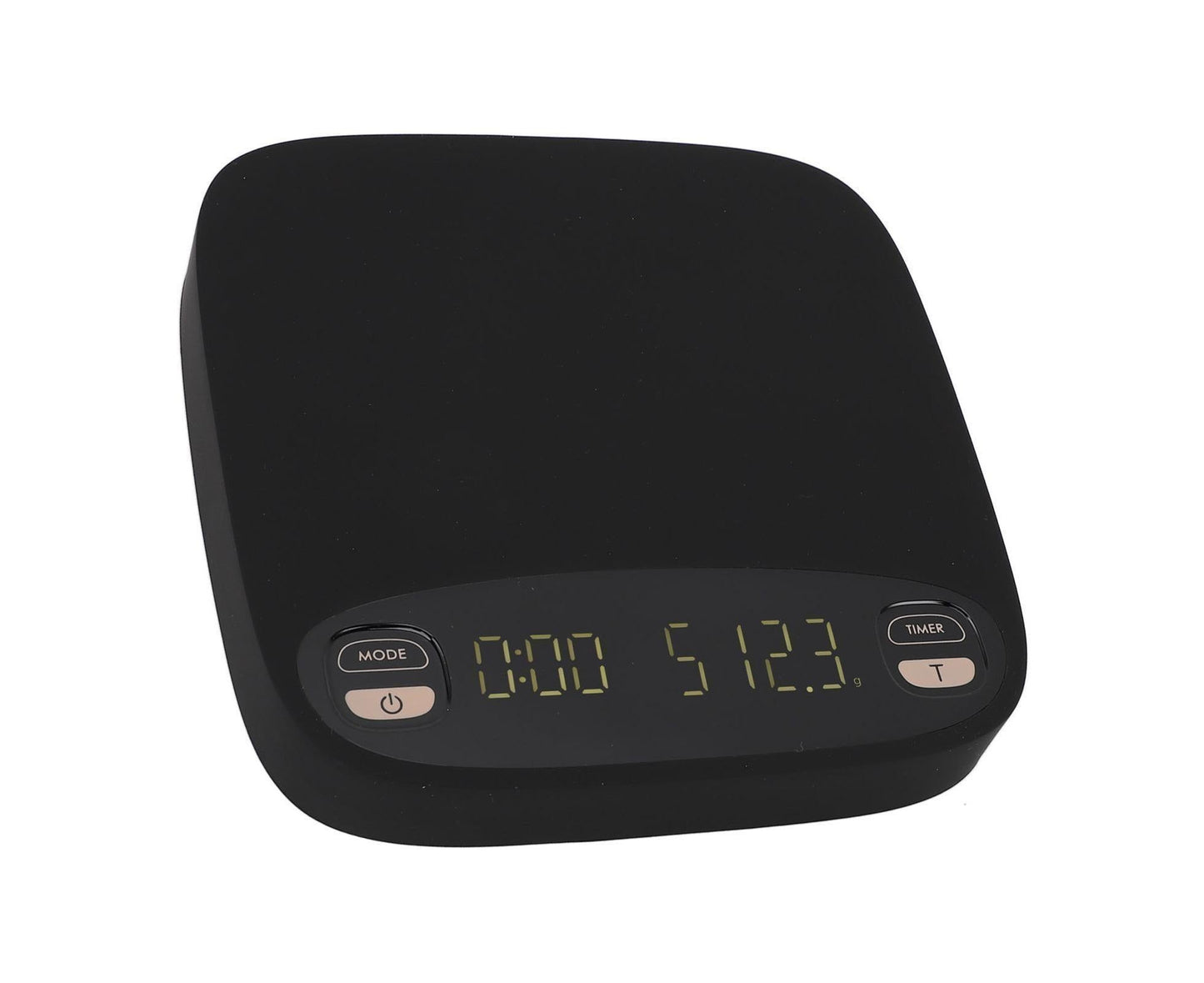 Coffee Scale Highly Accurate Touch Invisible Screen Maximum Weighing Capacity 2kg 0.1g Graduation Value Unit Conversion Electronic Baking Scale