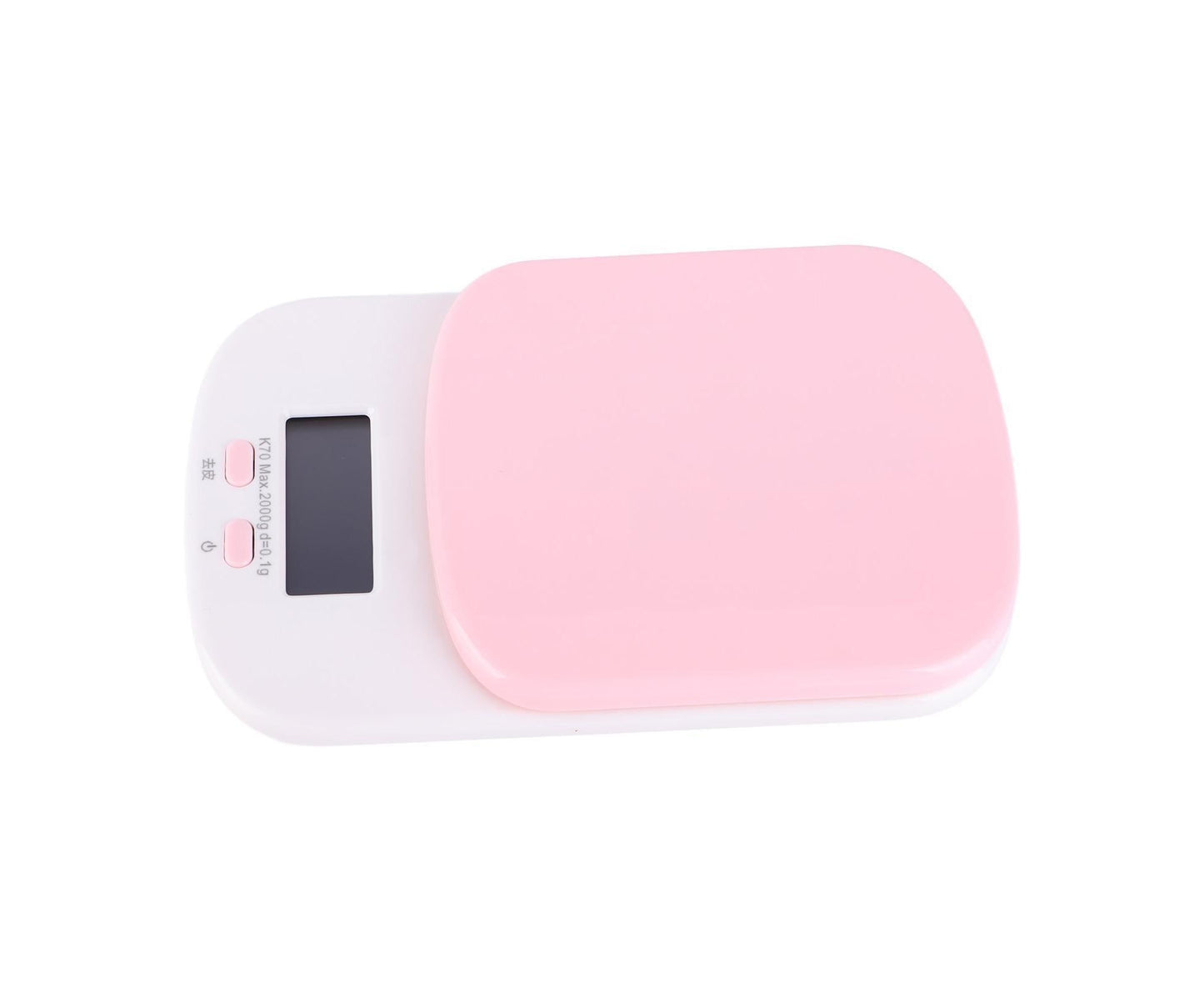 DIY Kitchen Electronic Scale 0.1g HighAccuracy Portable Mini Scale for Kitchen Home(Pink )