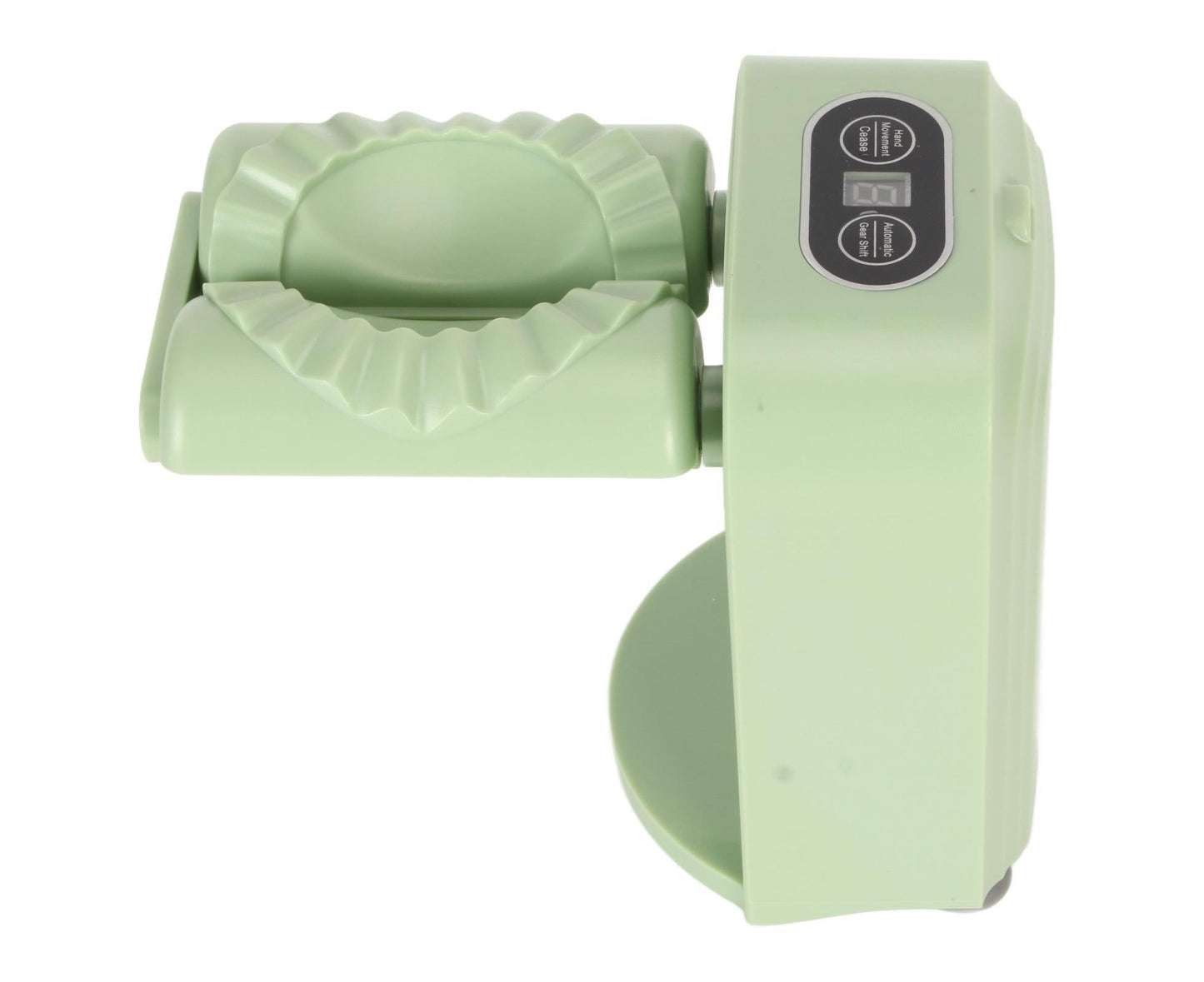 Electric Dumpling Maker Machine Automatic Easy Dumpling Machine with Spoon Brush Household Automatic Dumpling Wrapper Tool Green