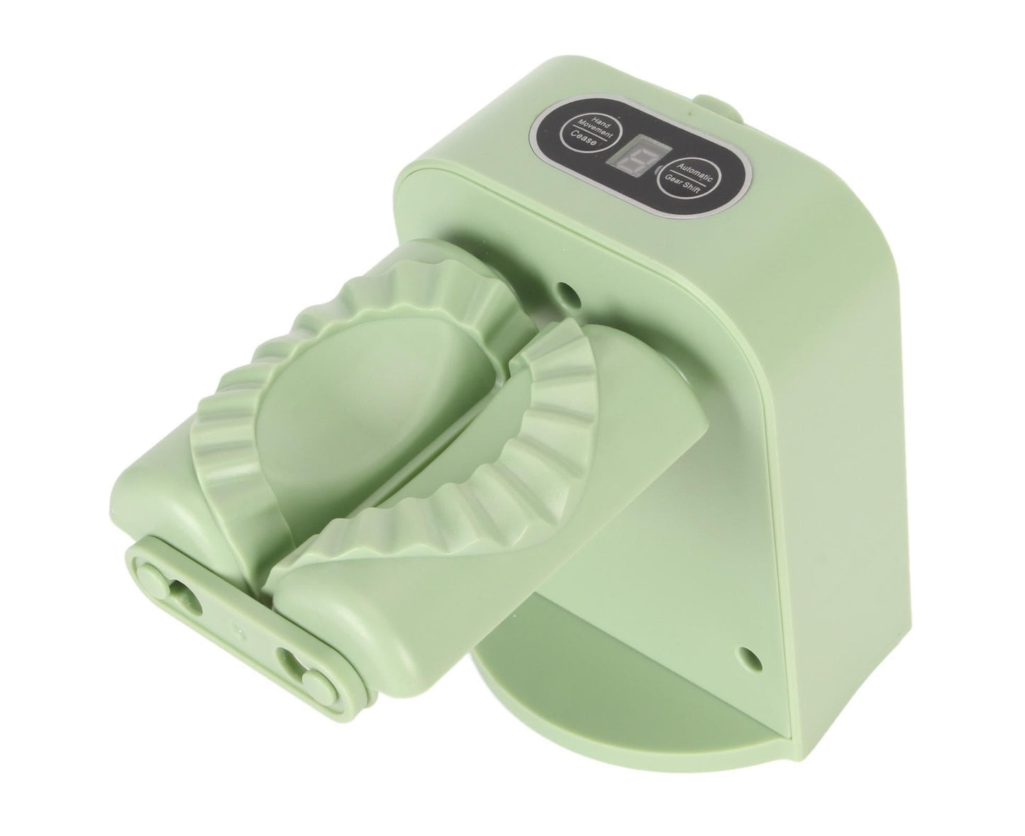 Electric Dumpling Maker Machine Automatic Easy Dumpling Machine with Spoon Brush Household Automatic Dumpling Wrapper Tool Green