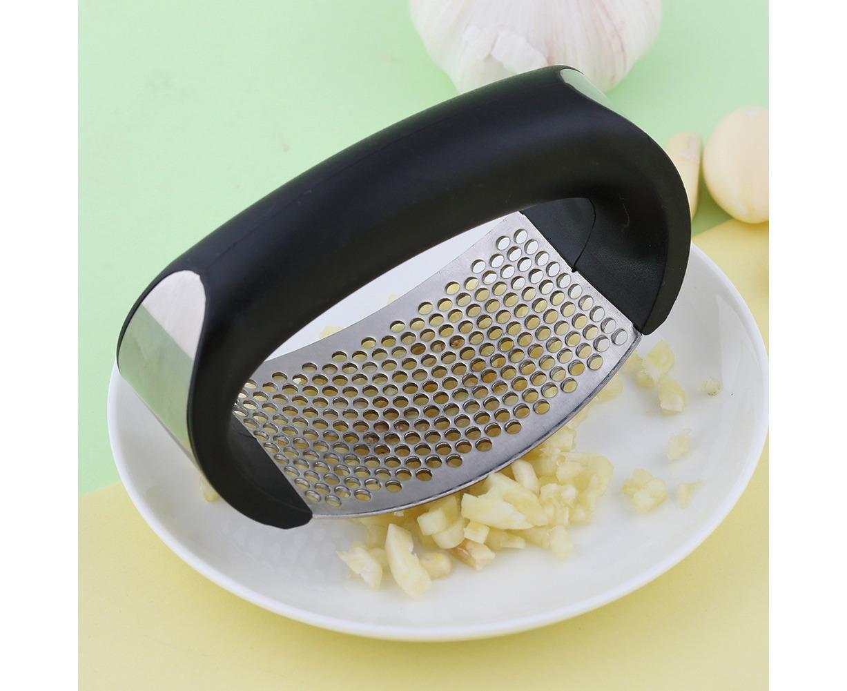 Garlic Grater Stainless Steel Manual Garlic Crusher Pressing Tool Household Kitchen Supplies