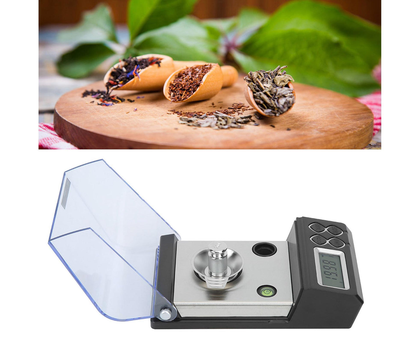 High Precision Mini Digital Pocket Scale Electronic Balance Weight for Laboratory Diamond Jewelery Scale(30/0.001g )