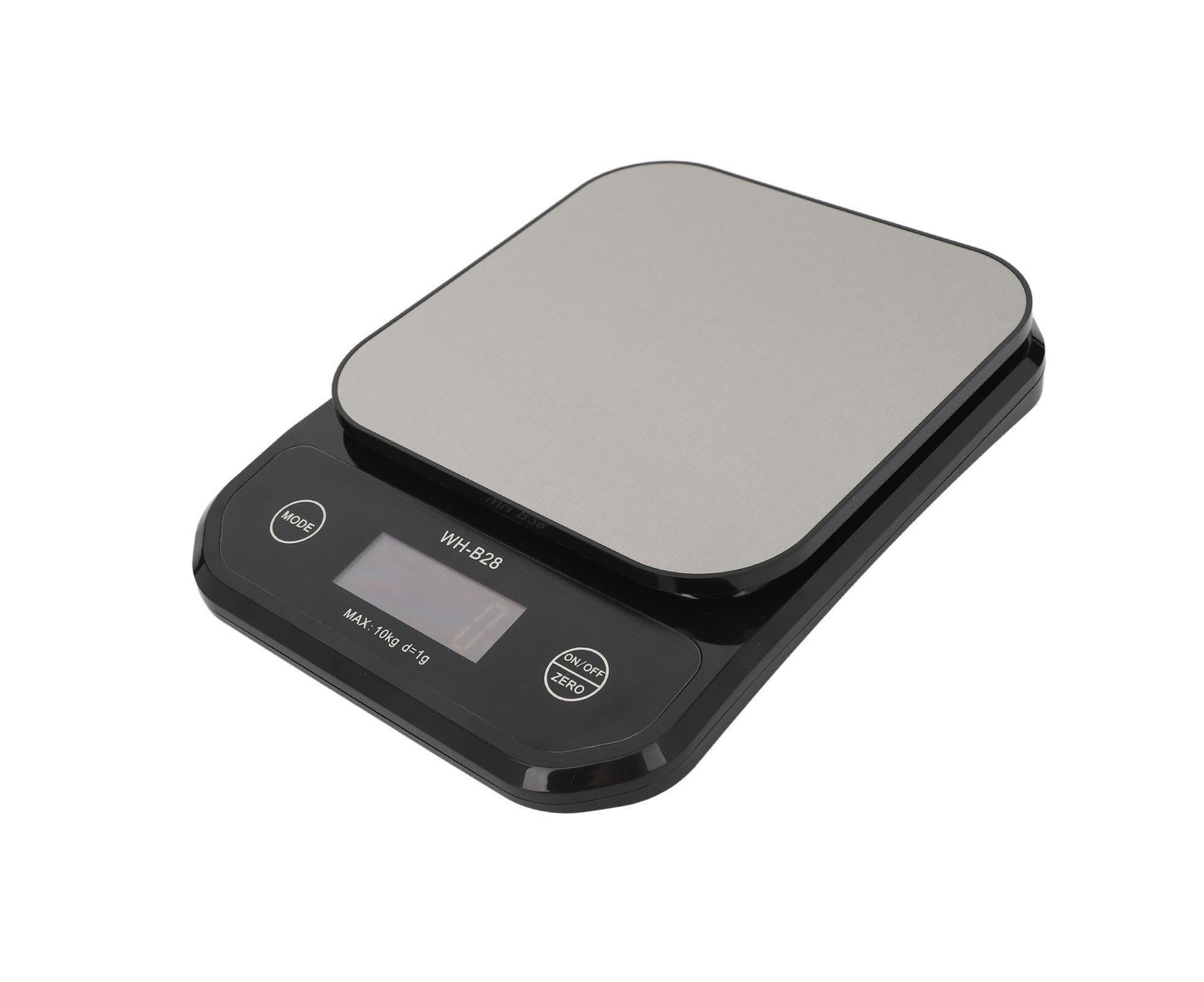 Kitchen Scale 0.035oz to 22.0lb IP7 Waterproof LCD Display Stainless Steel Coffee Scale for Family Cafe Cooking