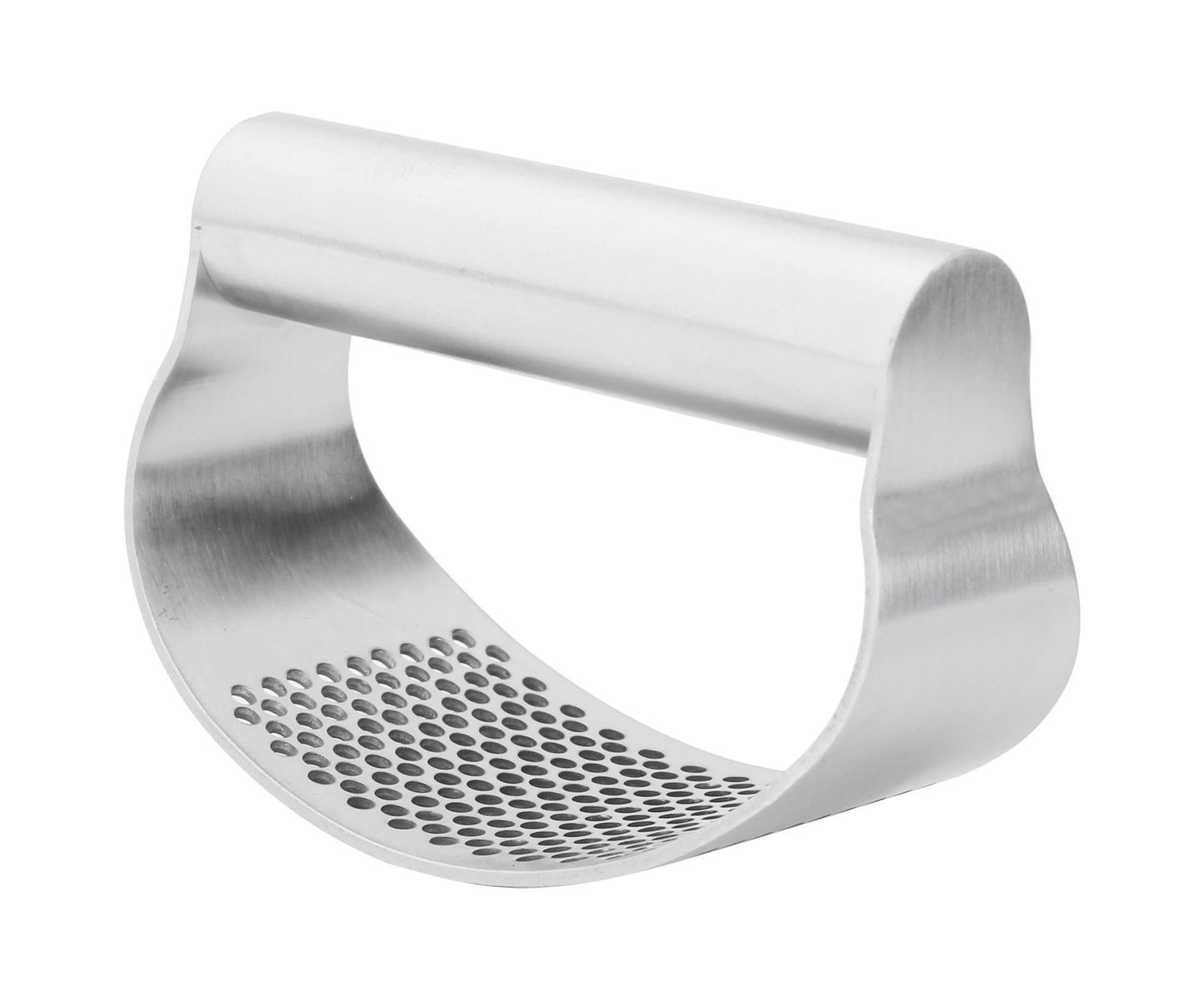 Manual Garlic Press Masher Crusher Squeezer with Brush Peeler Kit Kitchen Gadget Set