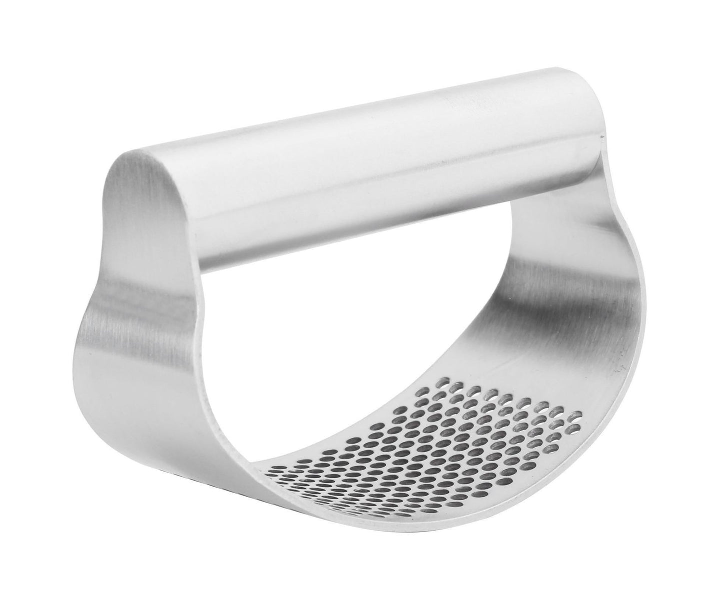 Manual Garlic Press Masher Crusher Squeezer with Brush Peeler Kit Kitchen Gadget Set